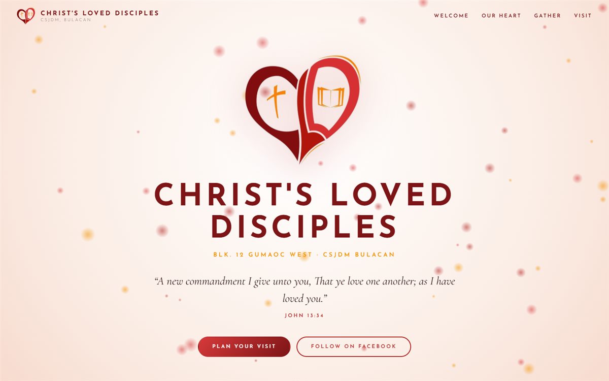 Christ's Loved Disciples homepage